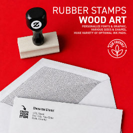 ERSTELLE-DEIN-EIGENES Minimalistisches Benutzerdef Gummistempel