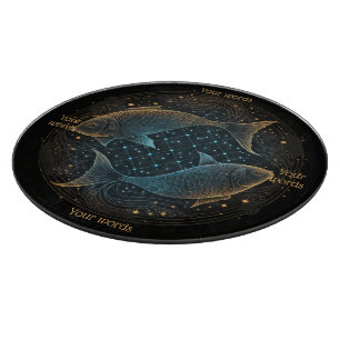 Erstelle Dein eigenes mystisches Fische-Glas-Altar Schneidebrett