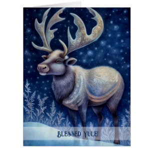 Erstelle Dein Eigenes Mystisches Rentier Winter-So