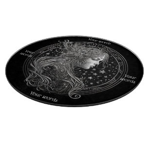 Erstelle Dein eigenes mystisches Virgo-Glas-Altarb Schneidebrett