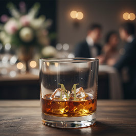 Erstelle Dein eigenes personalisiertes Monogramm,  Whiskyglas