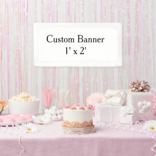 Erstelle dein eigenes personalisiertes Vinyl 30 cm Banner