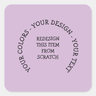 Erstelle dein eigenes quadratischer aufkleber