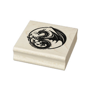 Erstelle Dein eigenes rauchendes Feuer-Drachen-Emb Gummistempel