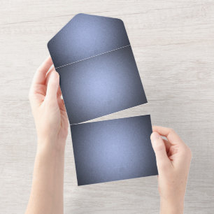 Erstelle Dein Eigenes - Schattierte Textur - Blau All In One Einladung