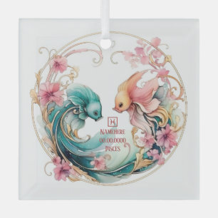 Erstelle Dein Eigenes Schönes Fische-Sternzeichen Ornament Aus Glas