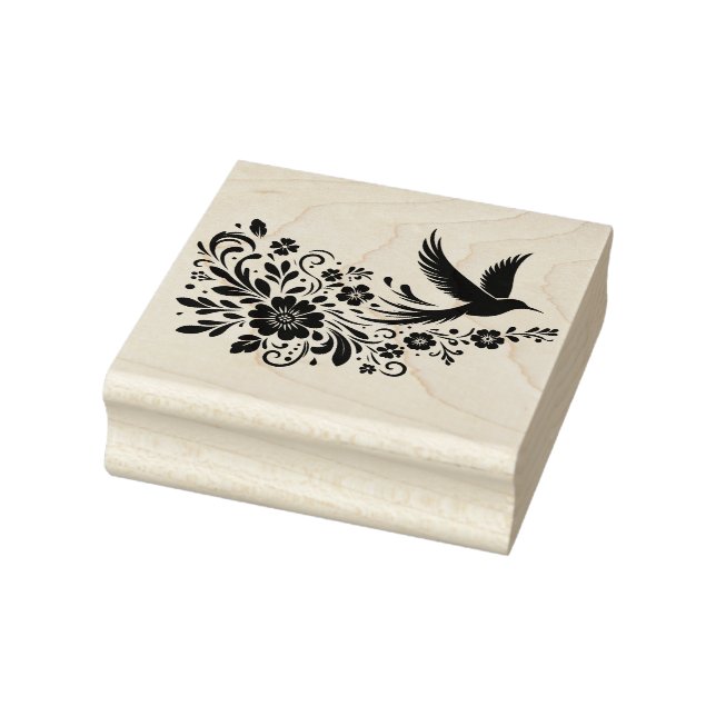 Erstelle Dein eigenes Singvogelflorennest Gummistempel (Stempel)