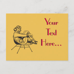 Erstelle Dein Eigenes Vintage Postkarte