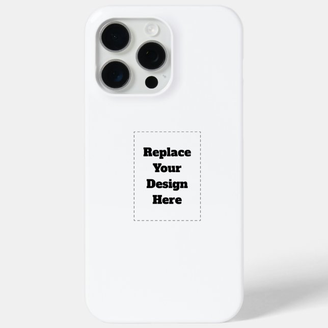 Erstelle Dein eigenes Weiß Case-Mate iPhone Hülle (Rückseite)
