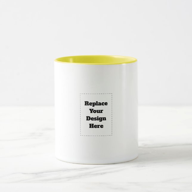 Erstelle Dein eigenes Weiß Tasse (Zentrum)