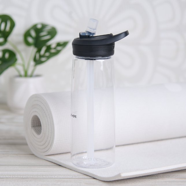 Erstelle dein eigenes Weiß Trinkflasche (Yoga)