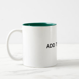 Erstelle dein eigenes Weiß Zweifarbige Tasse