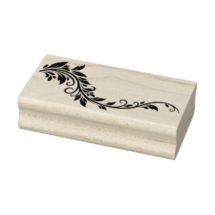 Erstelle deine eigene blättrige Weinrebe floral Gummistempel
