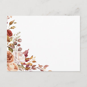 Erstelle deine eigene Blumenkunst Postkarte