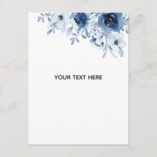 Erstelle deine eigene Blumenkunst Postkarte