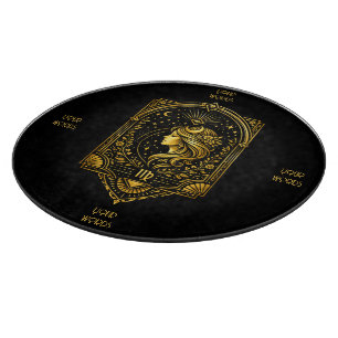 Erstelle deine eigene elegante Gold Art Deco Jungf Schneidebrett