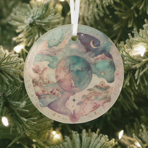 Erstelle Deine eigene Fantasy-Weltkarte Ornament Aus Glas