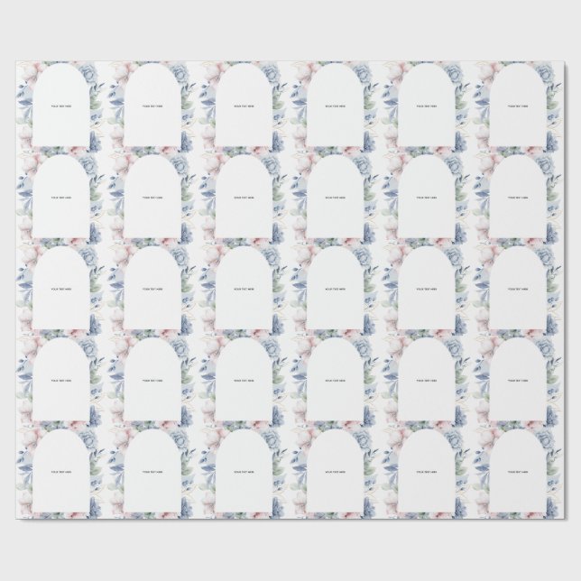 Erstelle deine eigene Flora Geschenkpapier (Flach)