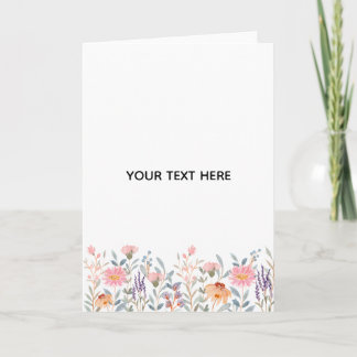 Erstelle deine eigene Floral Dankeskarte