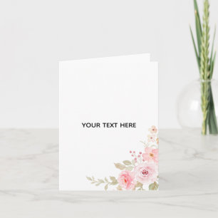Erstelle deine eigene Floral Dankeskarte