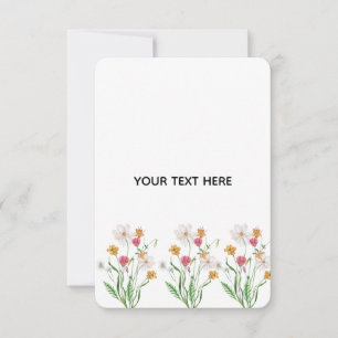 Erstelle deine eigene Floral Dankeskarte