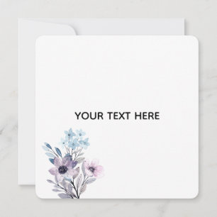 Erstelle deine eigene Floral Einladung
