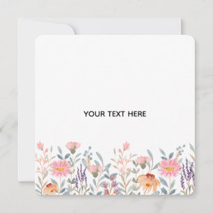 Erstelle deine eigene Floral Einladung