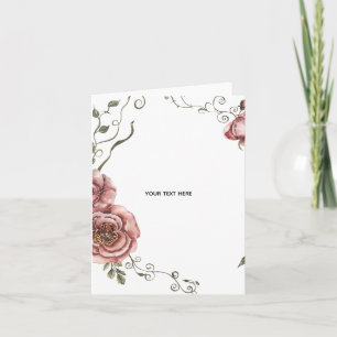 Erstelle deine eigene Floral  Karte