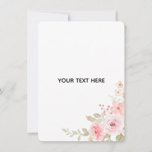 Erstelle deine eigene Floral Mitteilungskarte