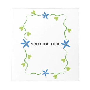 Erstelle deine eigene Floral Notizblock