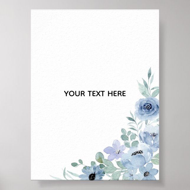 Erstelle deine eigene Floral  Poster (Vorne)