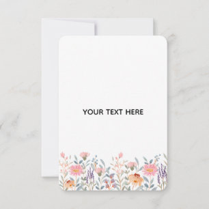 Erstelle deine eigene Floral RSVP Karte