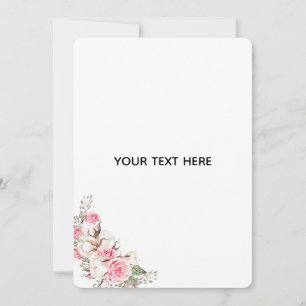 Erstelle deine eigene Floral Save The Date