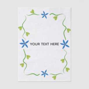 Erstelle deine eigene Floral Seidenpapier