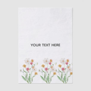 Erstelle deine eigene Floral Seidenpapier