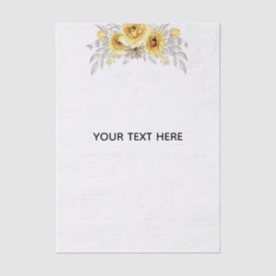 Erstelle deine eigene Floral Seidenpapier