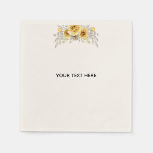Erstelle deine eigene Floral Serviette