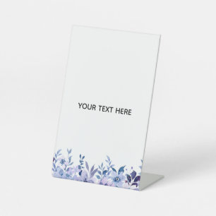 Erstelle deine eigene Floral Sockelschild