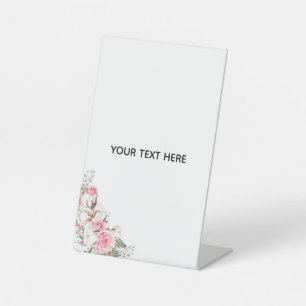 Erstelle deine eigene Floral Sockelschild