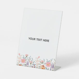 Erstelle deine eigene Floral Sockelschild