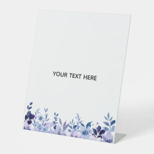 Erstelle deine eigene Floral Sockelschild