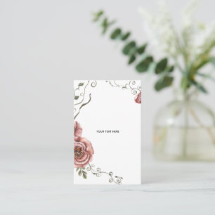 Erstelle deine eigene Floral  Visitenkarte
