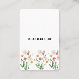 Erstelle deine eigene Floral Visitenkarte