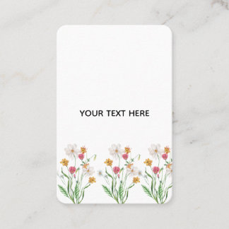 Erstelle deine eigene Floral Visitenkarte