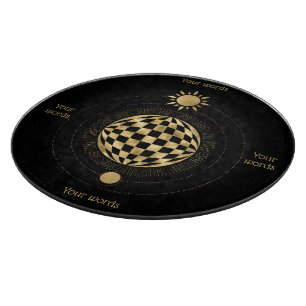 Erstelle deine eigene Gold Arcane World Tarot Schneidebrett