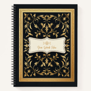 Erstelle Deine eigene Golden Leaves Buchplatte Sch Notizbuch