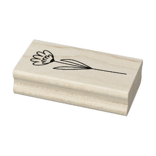 Erstelle deine eigene handgezeichnete doppelte Fäc Gummistempel