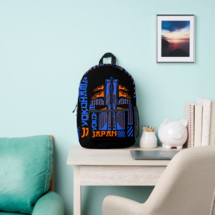 Erstelle deine eigene individuelle Skyline von Jap Bedruckter Rucksack