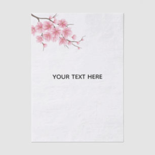 Erstelle deine eigene Kirschblüten-Blume Seidenpapier