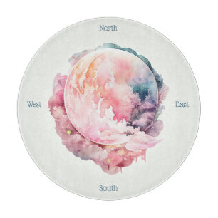 Erstelle deine eigene lunare Liebesmagie Cloudy Pi Schneidebrett